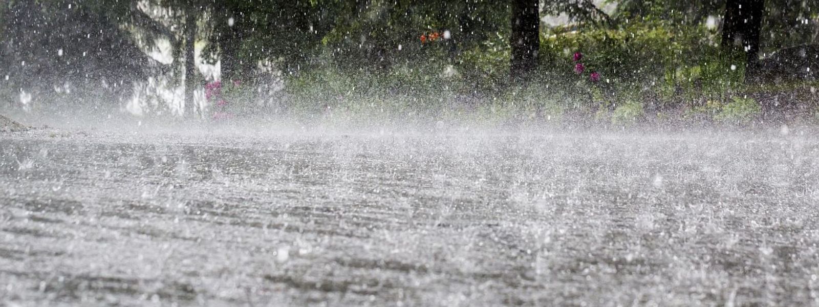 Heavy showers to continue around the island